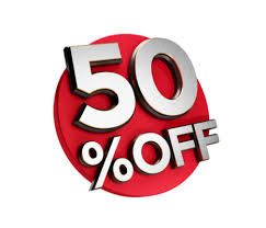 50% Solden