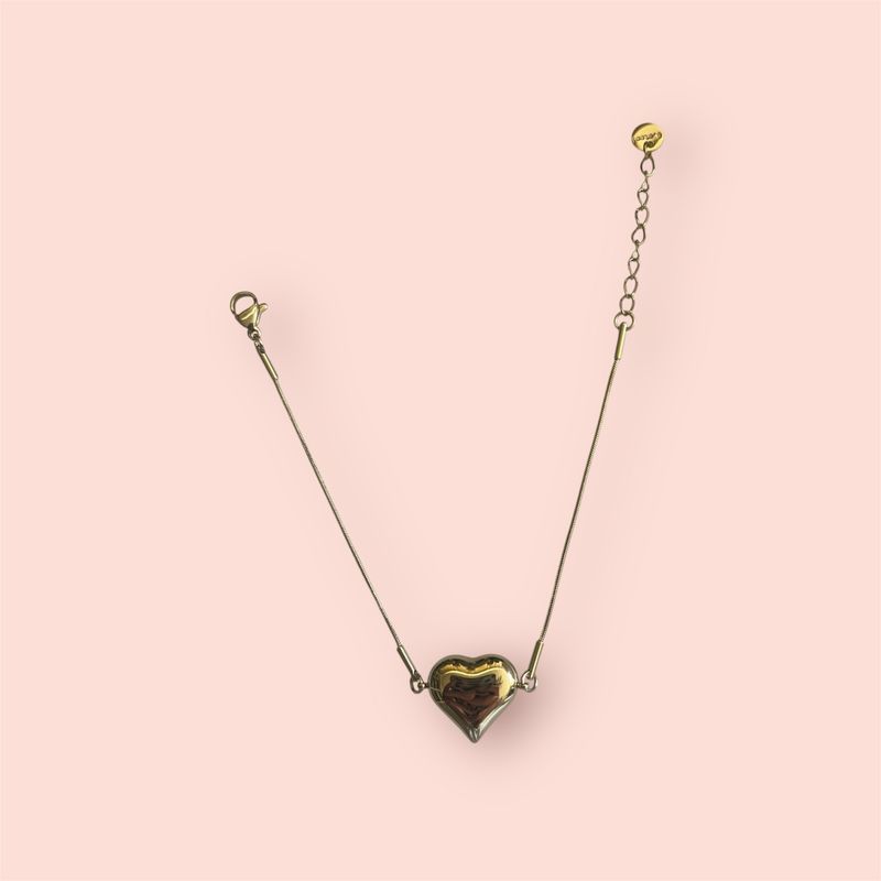 Chunky Heart Bracelet