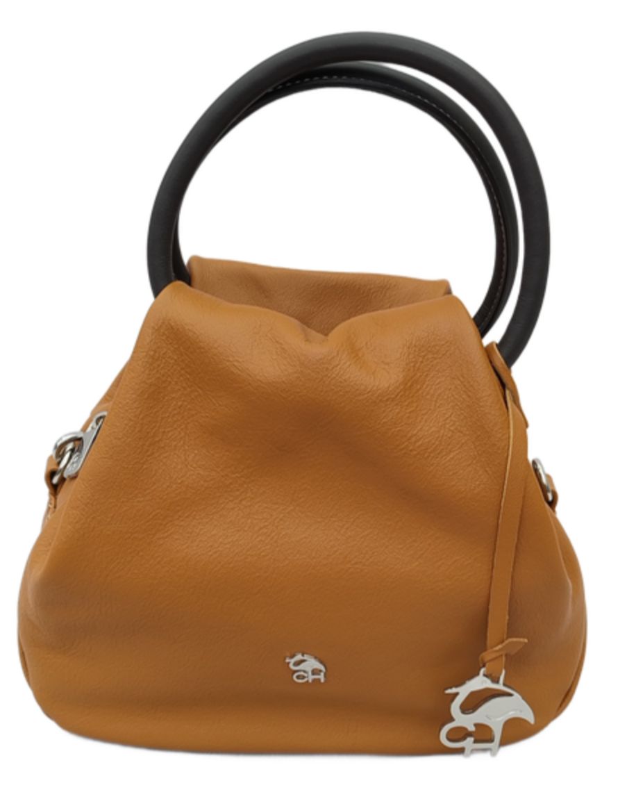 Alba 3659 Handtas uit Kalfsleder - Bruin Natuurlook