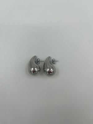 Druppel Oorbellen Zilver