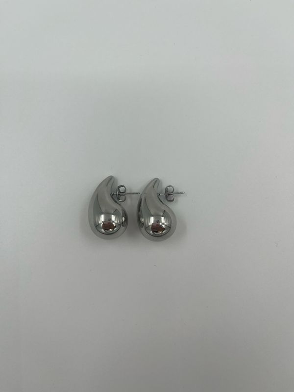 Druppel Oorbellen Zilver