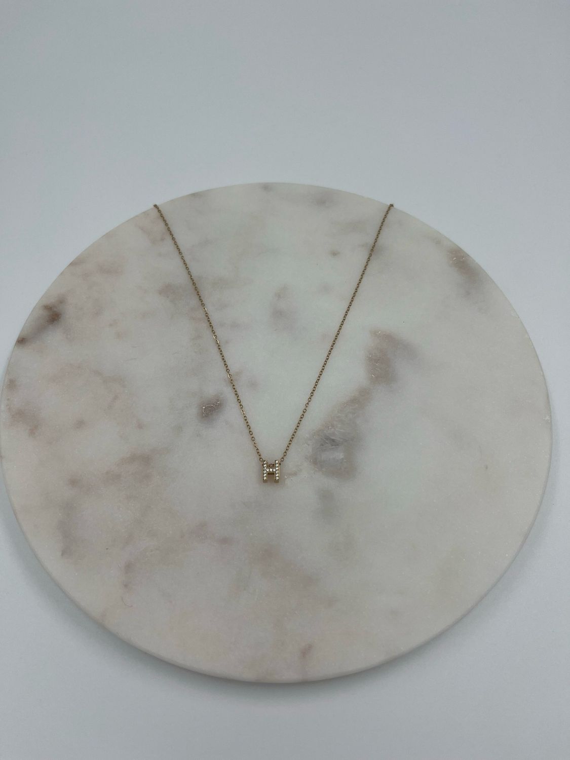 Initial Necklace H