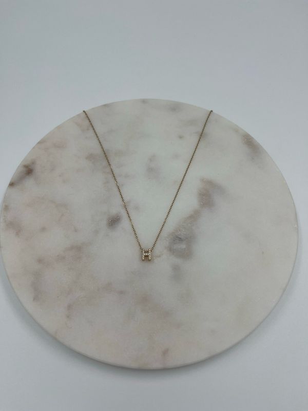 Initial Necklace H
