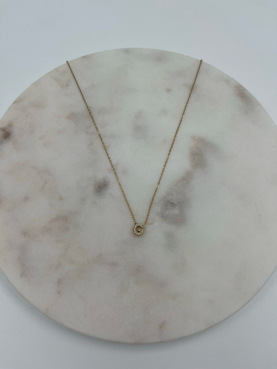 Initial Necklace G