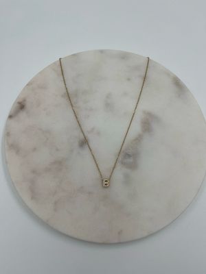 Initial Necklace B