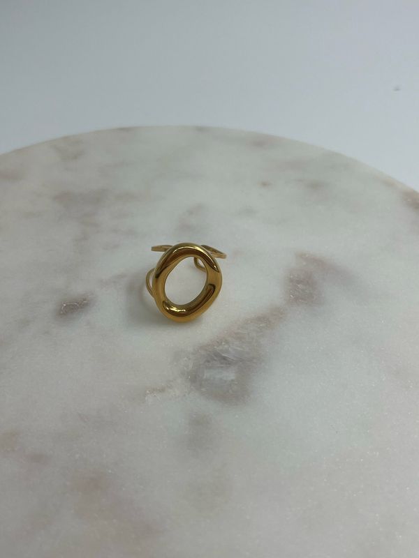 Chunky Oval Ring Small