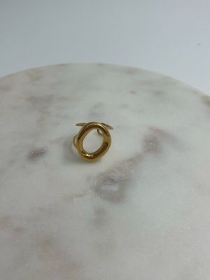 Chunky Oval Ring Small
