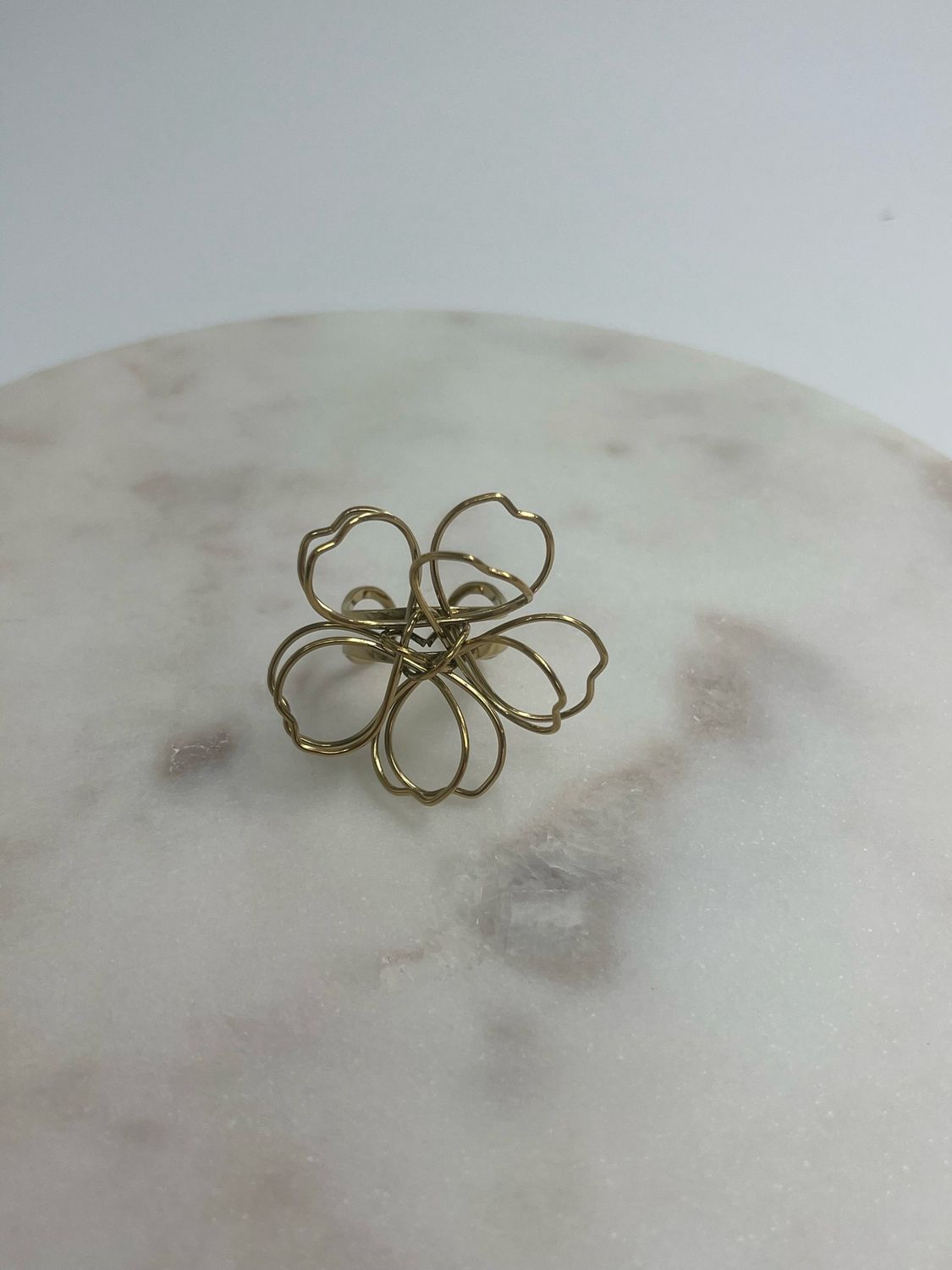 Open Flower Ring