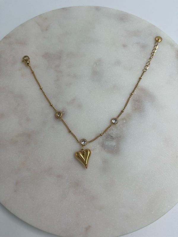 Shiny Heart Bracelet