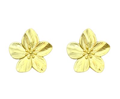 Flora Oorbellen Goud