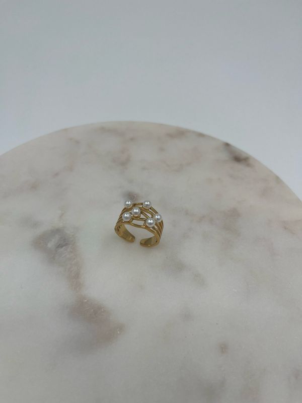 Multi Pearly Ring