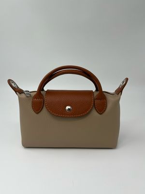 Pocket Tote Bag Camel