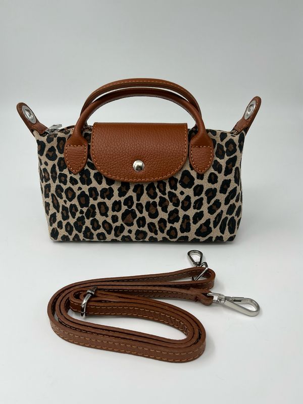 Pocket Tote Bag Panter Print