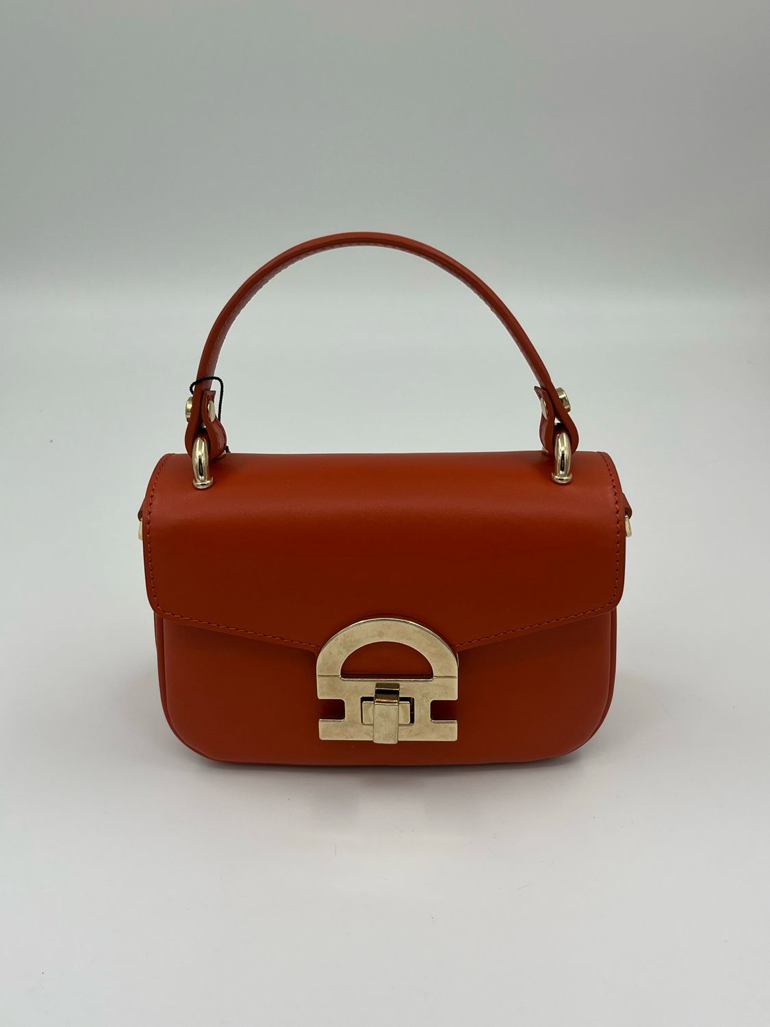Prest 3088 Mini Bag uit kalfsleder- Papaya