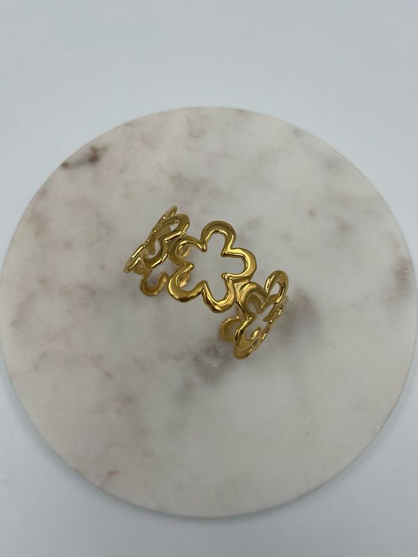 Open Flower Bangle