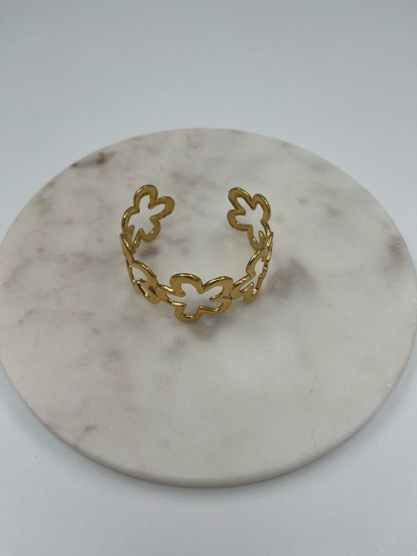 Open Flower Bangle