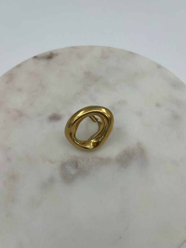 Chunky Oval Ring Big