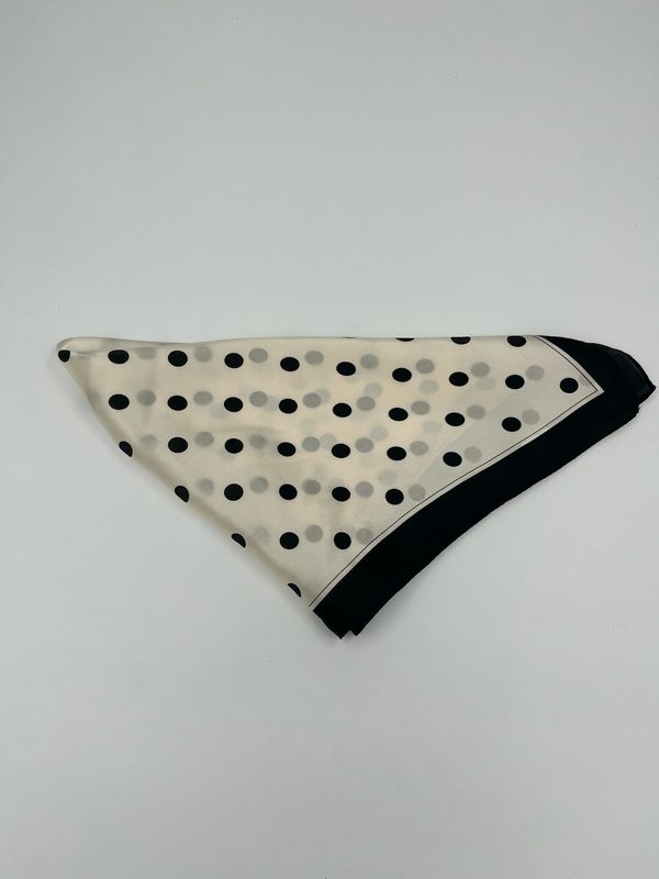 Polka Dot Scarf Ercu x Zwart