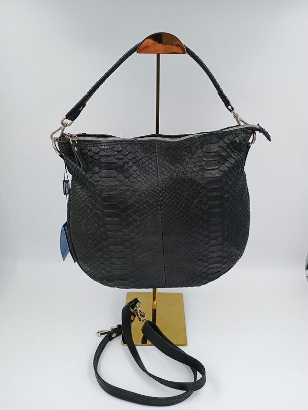 Stijlvolle handtas in Python Leder