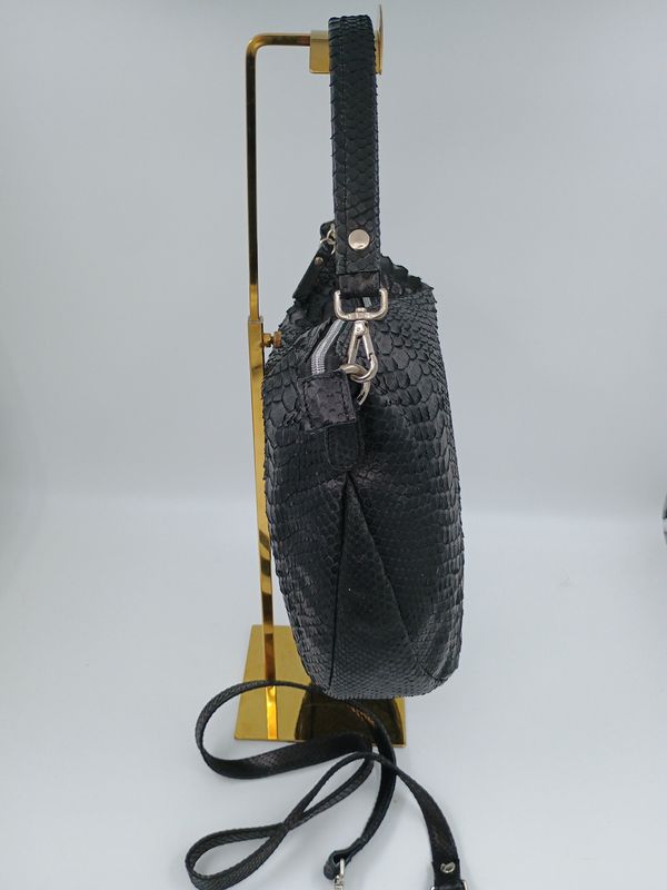 Stijlvolle handtas in Python Leder