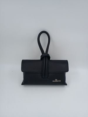 Originele Minibag Clutch in blauw kalfsleder
