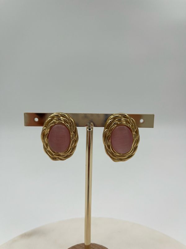 Kat Oog Ovals Oorbellen