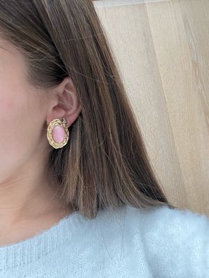 Kat Oog Ovals Oorbellen