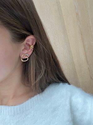 Open Heart Oorbellen