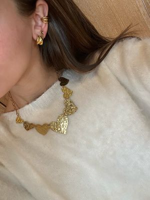 Spikes Heart Necklace