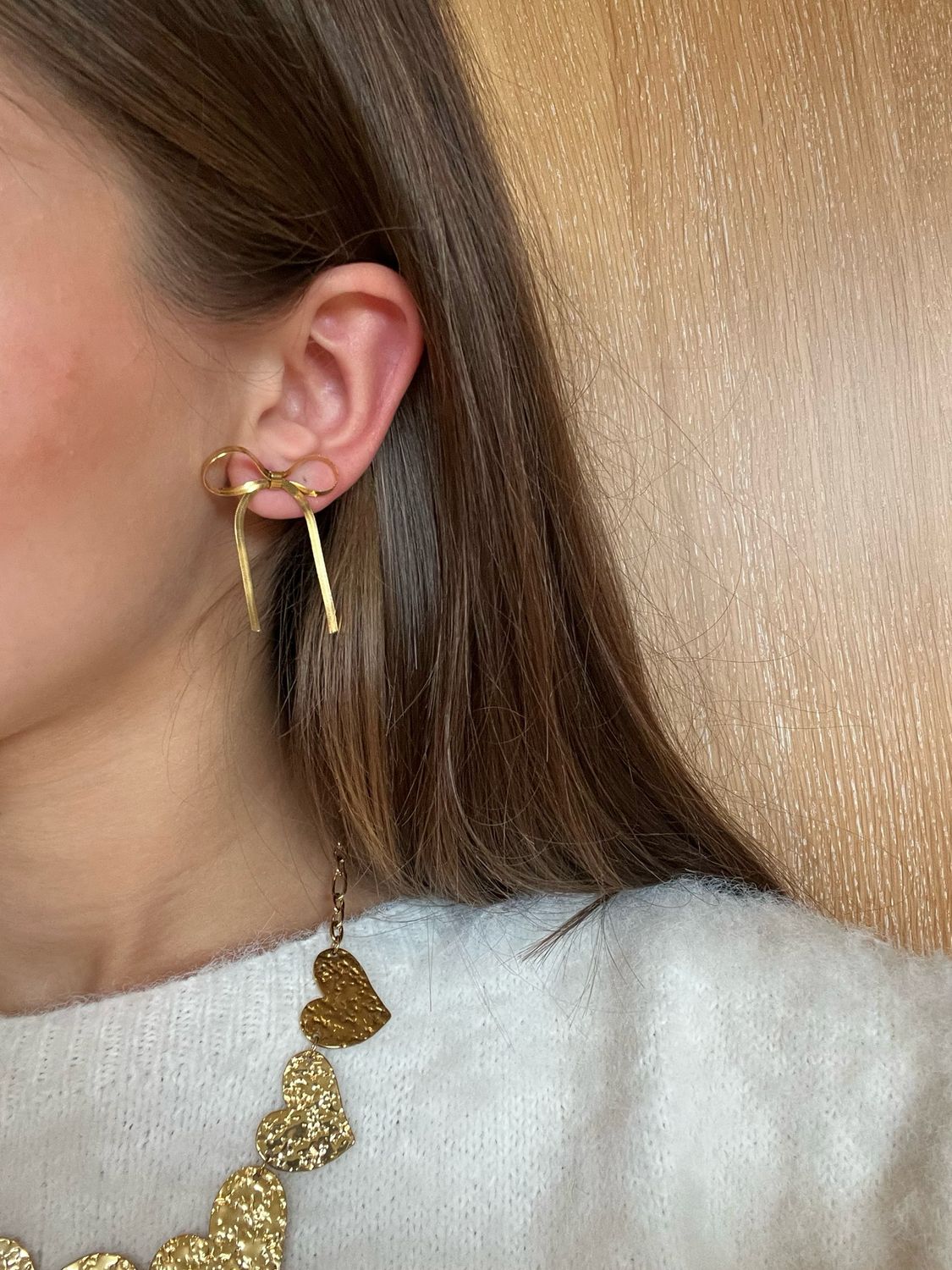 Bow tie Oorbellen Strik