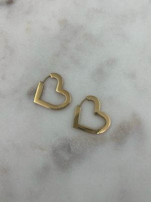 Heart Hoop Oorbellen