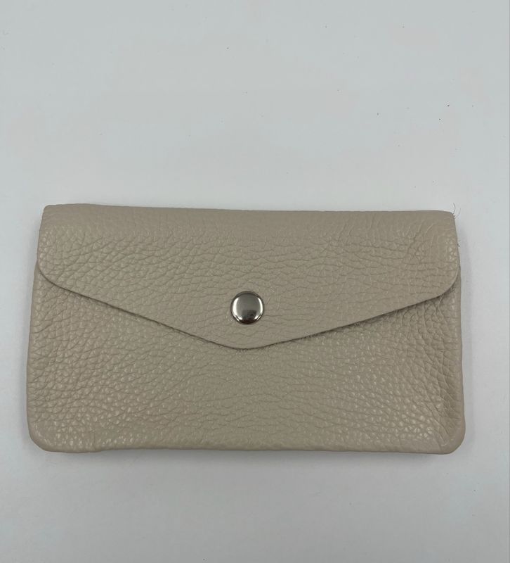 Beige medium portemonnee