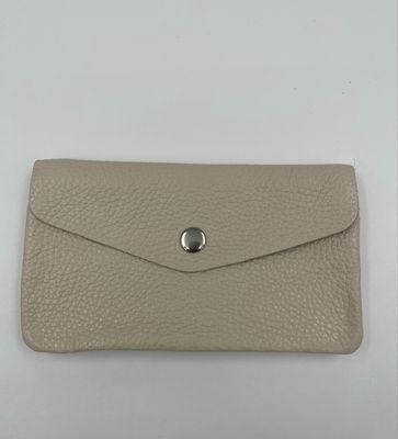 Beige medium portemonnee