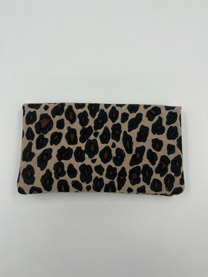 Panter print medium portemonnee