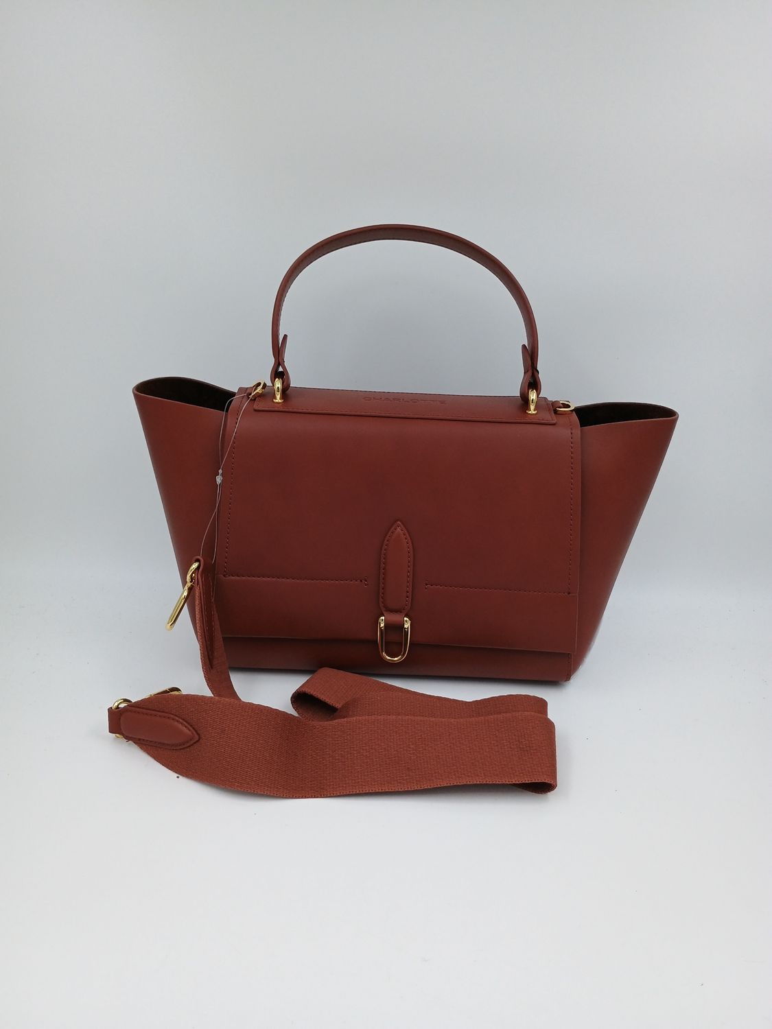 Classy handtas in Bruin Kalfsleder