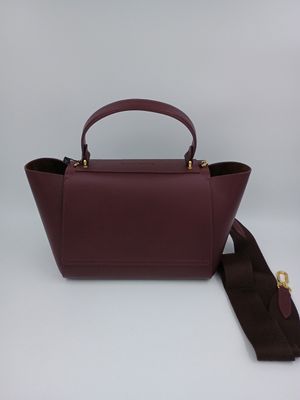 Classy handtas in Bordeau Kalfsleder