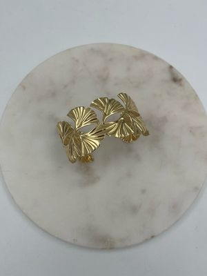 Leaf Bangle Gold