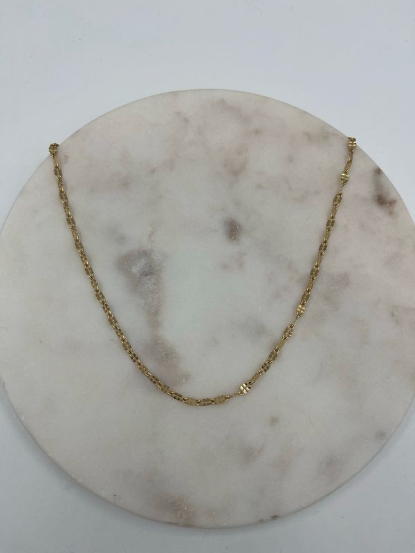 Dubbele Schakel Necklace