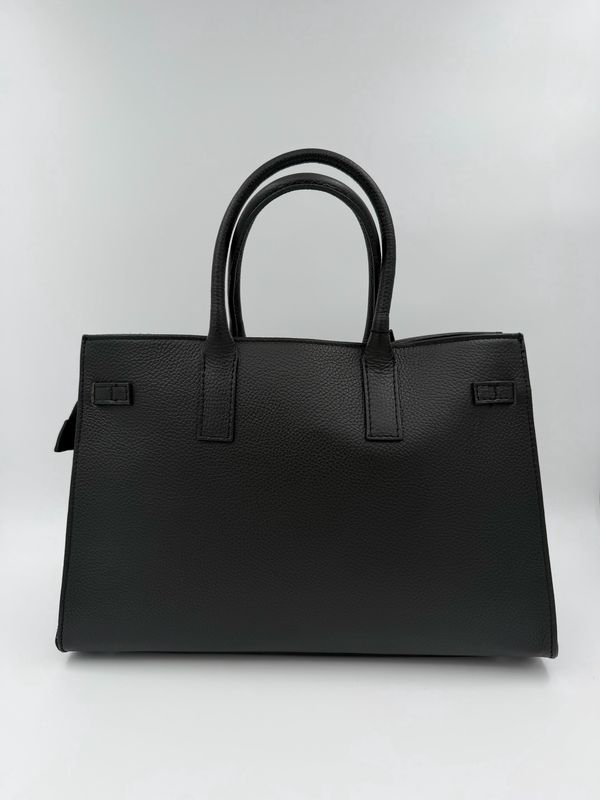 Purpurea 0597 Handtas Kelly Model met schouderriem Zwart