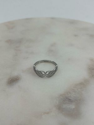 Wings Ring Zilverkleurig