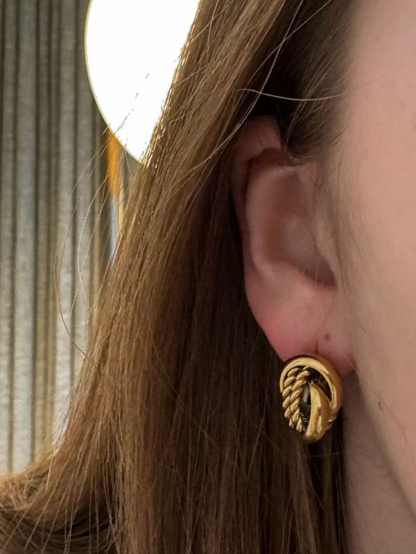 Knot Oorbellen Ribbel