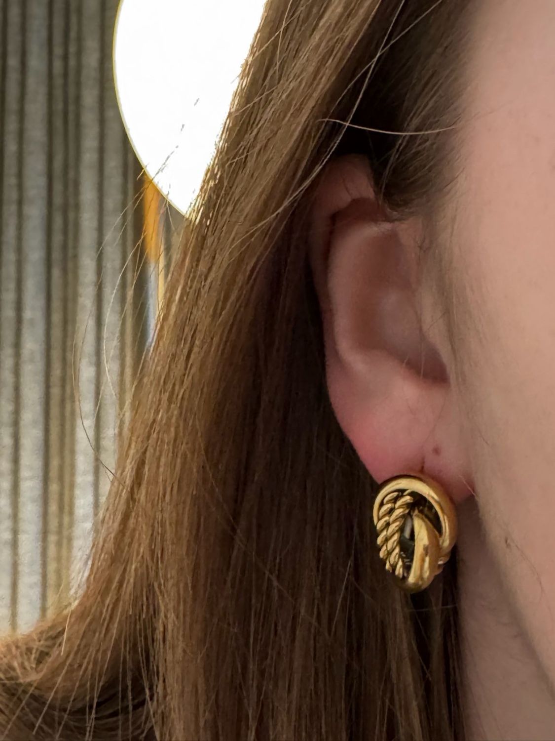 Knot Oorbellen Ribbel