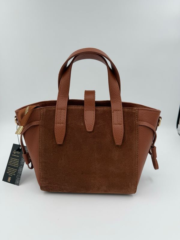 Milano Bag Suede Bruin