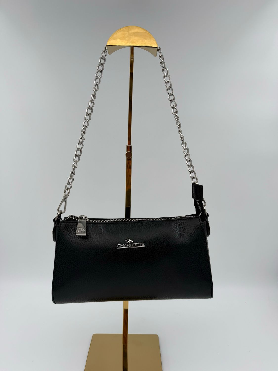 Purpurea 0039 Mini Bag uit kalfsleder- Zwart