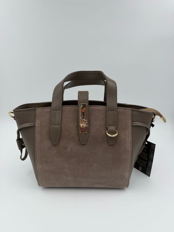 Milano Bag Suede Grijs