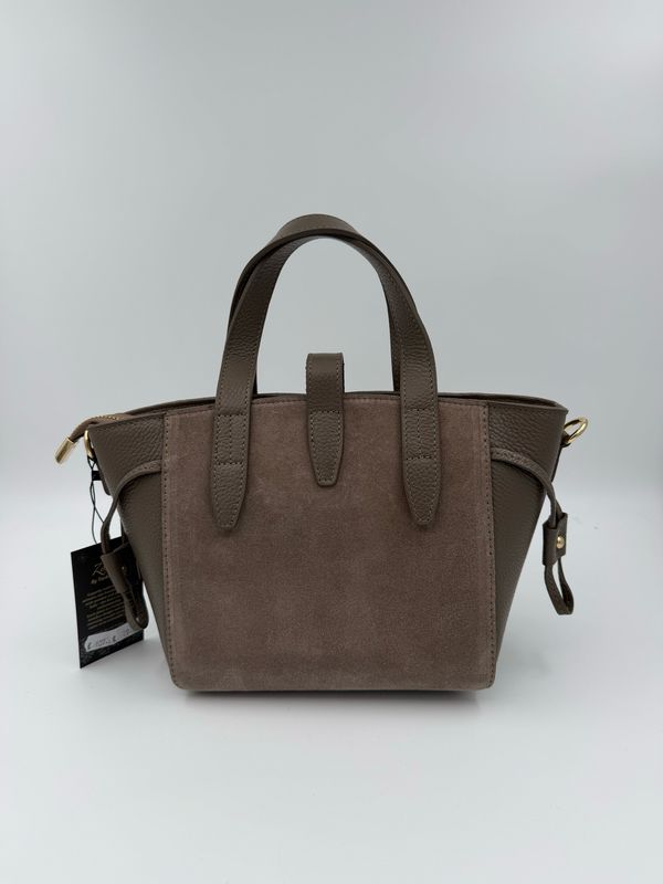 Milano Bag Suede Grijs