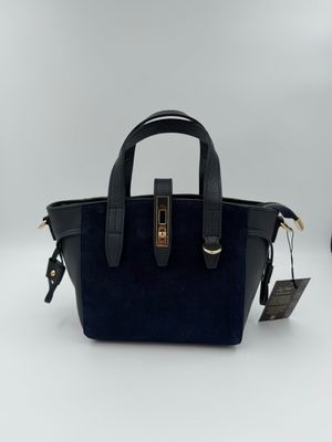Milano Bag Suede Blauw
