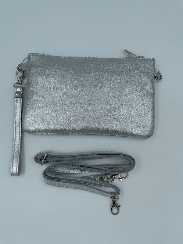 Clutch Handtas Zilver