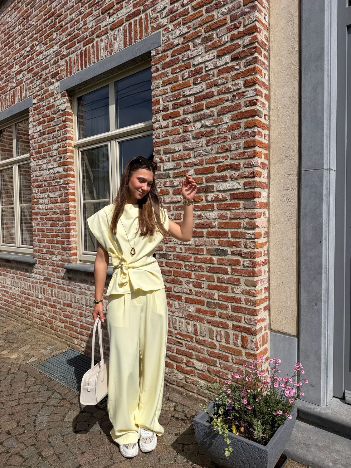 Cecila Top Boter Geel