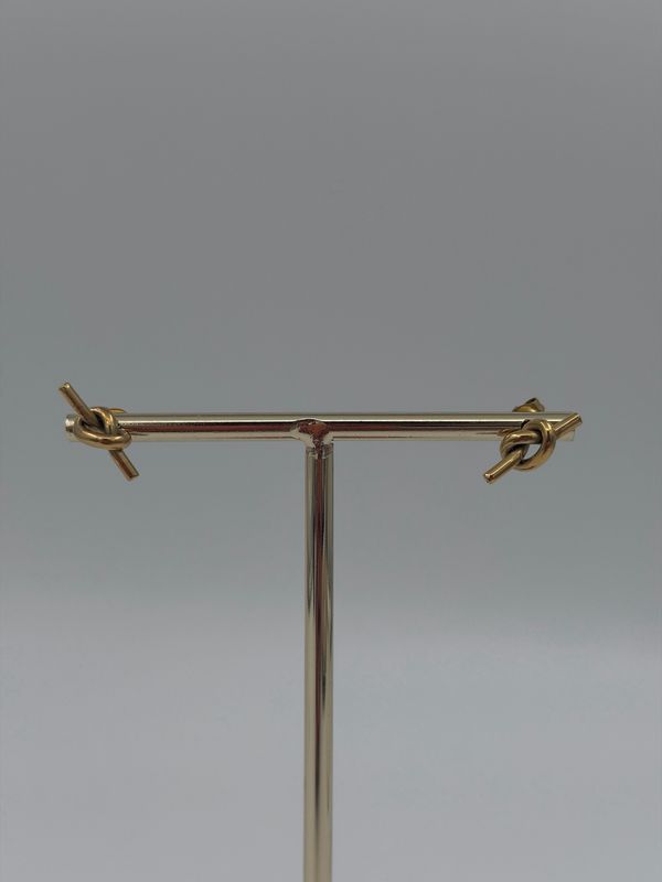 Mini Knot Line Oorbellen
